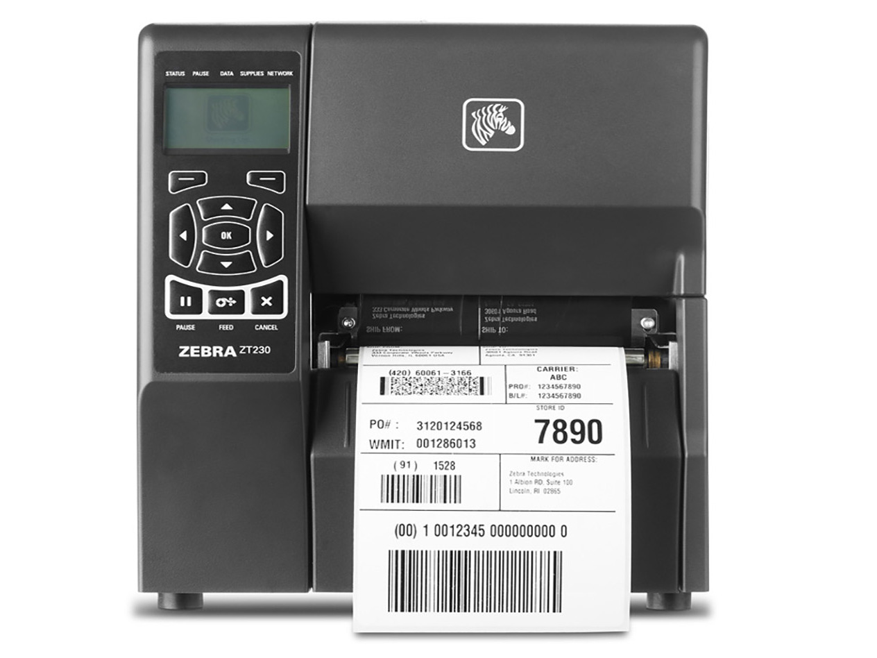 ZT23042-T2E200FZ Zebra ZT230; 203 dpi, Serial, USB, Ethernet, нож